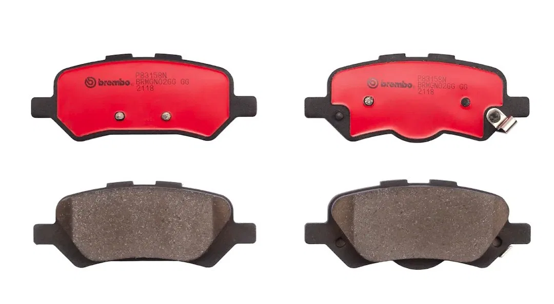 P83158N – BREMBO Brake Pad, FMSI Number D1402-8510 Ceramic Set Of 4 With Hardware